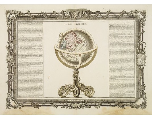 DESNOS, L.C. / BUY DE MORNAS, C. - Globe Terrestre. DESNOS, L.C. / BUY DE MORNAS, C. - Globe Terrestre.