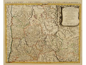 COVENS, J. / MORTIER, C. -  Tabula Delphinatus et vicinarum regionum../ Carte de Dauphiné… COVENS, J. / MORTIER, C. -  Tabula Delphinatus et vicinarum regionum../ Carte de Dauphiné…