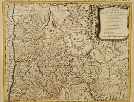 COVENS, J. / MORTIER, C. -  Tabula Delphinatus et vicinarum regionum../ Carte de Dauphiné…