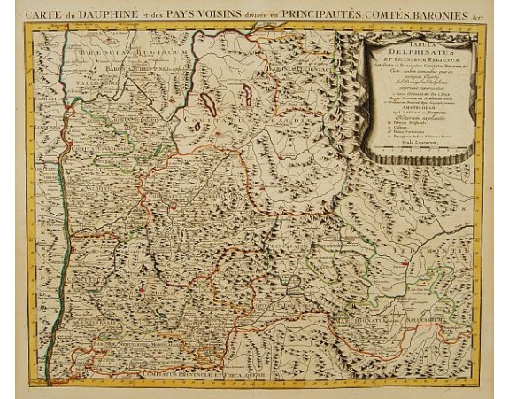 COVENS, J. / MORTIER, C. - Tabula Delphinatus et vicinarum regionum../ Carte de Dauphiné… COVENS, J. / MORTIER, C. - Tabula Delphinatus et vicinarum regionum../ Carte de Dauphiné…