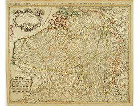 COVENS, J. / MORTIER, C. -  Carte Des Pays Bas Catholiques Dressée.. COVENS, J. / MORTIER, C. -  Carte Des Pays Bas Catholiques Dressée..