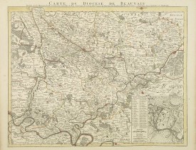 COVENS, J. / MORTIER, C. -  Carte du Diocese de Beauvais Dressée ..
