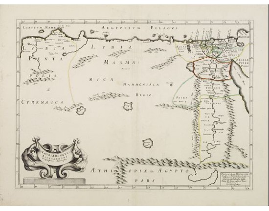MARIETTE,P. / TAVERNIER,M. - Patriarchatus Alexandrini Geographica descriptio. MARIETTE,P. / TAVERNIER,M. - Patriarchatus Alexandrini Geographica descriptio.