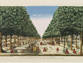 MONDHARE. -  Ier. Vue des Boulvard pris de la Porte St. Antoine.