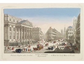 DAUMONT. -  39e Vüe d'Optique Representant L'Hotel du Lord Maire de Londres. DAUMONT. -  39e Vüe d'Optique Representant L'Hotel du Lord Maire de Londres.
