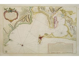BELLIN, J.N. -  Carte Hydrographique De La Baye De Cadix... BELLIN, J.N. -  Carte Hydrographique De La Baye De Cadix...