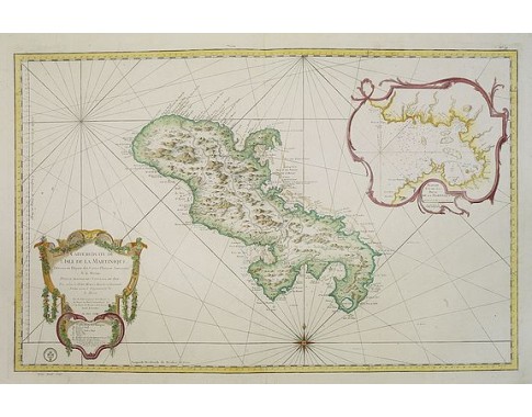BELLIN, J.N. - Carte réduite de l'Isle de la Martinique. . . N° 79. BELLIN, J.N. - Carte réduite de l'Isle de la Martinique. . . N° 79.