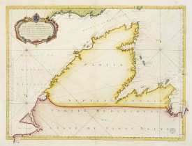 BELLIN, J.N. -  Carte Réduite De La Partie Septentrionale De L' Isle De Terre Neuve..