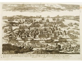AVELINE, P. / CREPY. -  Toulon, anciennement Telo Martius; Ville Episcopale, et Port de la Mer de Provence.. AVELINE, P. / CREPY. -  Toulon, anciennement Telo Martius; Ville Episcopale, et Port de la Mer de Provence..