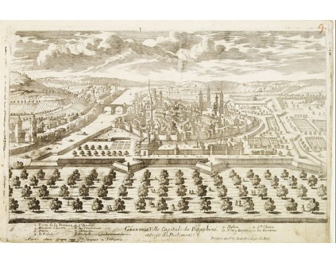 AVELINE, P. / CREPY. - Grenoble,Ville Capitale du Dauphiné. Et Siège de Palement. AVELINE, P. / CREPY. - Grenoble,Ville Capitale du Dauphiné. Et Siège de Palement.
