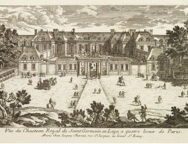 CHEREAU, J. -  Vüe du Chasteau Royal de Saint Germain en Laye, a quatre lieux de Paris..