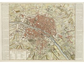 DAUMONT. -  Plan de la Ville de Paris et de ses Faubourgs.