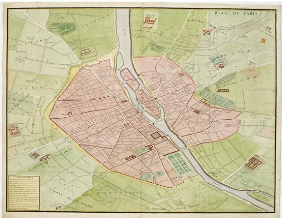 BRETEZ, Louis / TURGOT. - Plan de Paris. BRETEZ, Louis / TURGOT. - Plan de Paris.