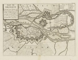 PUTHAUX. -  Plan de Brisach Assiegé par l'Armée du Roi, commandée par Mgr. Le Duc de Bourgogne..