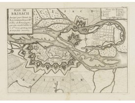 PUTHAUX. -  Plan de Brisach Assiegé par l'Armée du Roi, commandée par Mgr. Le Duc de Bourgogne.. PUTHAUX. -  Plan de Brisach Assiegé par l'Armée du Roi, commandée par Mgr. Le Duc de Bourgogne..