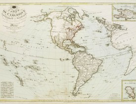 BASSET. -  Carte de L'Amérique Septentrionale et Méridionale ou se trouvent les Découvertes les plus nouvelles..