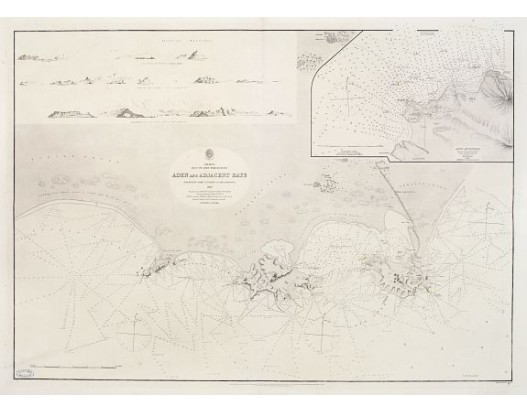 HYDROGRAPHIC OFFICE - Arabia. Gulf of Aden - North Coast. Aden and Adjacent Bays.. HYDROGRAPHIC OFFICE - Arabia. Gulf of Aden - North Coast. Aden and Adjacent Bays..