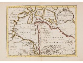 HARREVELT, E. van/ CHANGUION, D.J. -  Carte de la Baie de Hudson..