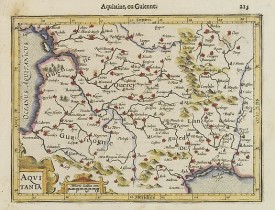 MERCATOR, G./ HONDIUS, J. -  Aquitania.