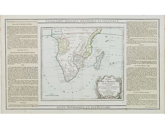 DESNOS, L. C. / BRION de la Tour, L. - Partie de L'Afrique.. Le Congo, La Cafrerie &c. DESNOS, L. C. / BRION de la Tour, L. - Partie de L'Afrique.. Le Congo, La Cafrerie &c.