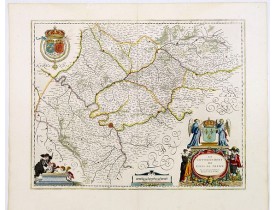 BLAEU, W. -  Le Gouvernement de L'Isle de France. Par Damien de Templeux Escuyer Sr. du Frestoy.