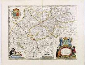 BLAEU, W. -  Le Gouvernement de L'Isle de France. Par Damien de Templeux Escuyer Sr. du Frestoy.