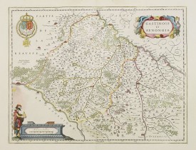 BLAEU, W. -  Gastinois et Senonois.