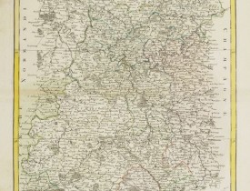 LATTRÉ, J. / BONNE, R. -  Carte du Gouvernement de L'Isle de France et de celui de L' Orléanois..