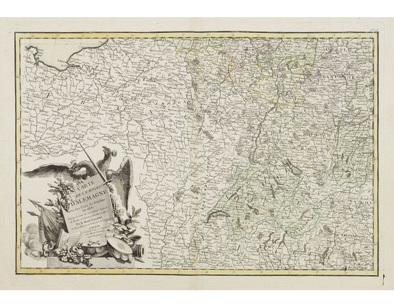 LATTRÉ / ZANNONI, R. -  Carte de L'Empire D'Alemagne avec les Etats de Bohême..
