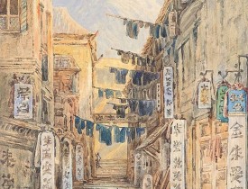 DIETH, H. -  Hong Kong Piraten Strasse. [Pirate Street].