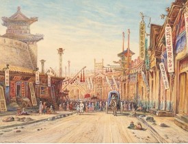 DIETH, H. -  Strasse in Peking.