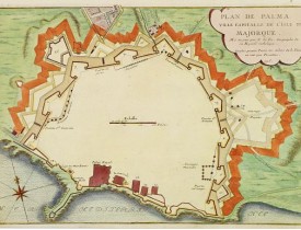 DE FER, N. -  Plan de Palma ville capitalle de l'Isle de Majorque.