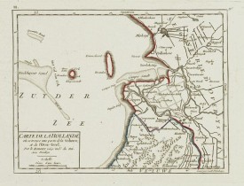 ROBERT DE VAUGONDY, G. -  III. Carte de la Hollande.. Over-Yssel.