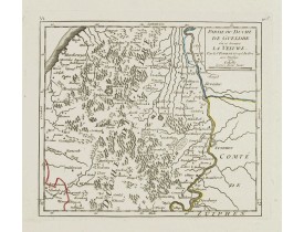 ROBERT DE VAUGONDY, G. -  VI. Partie du Duche de Gueldre où se trouve la Veluwe. ROBERT DE VAUGONDY, G. -  VI. Partie du Duche de Gueldre où se trouve la Veluwe.