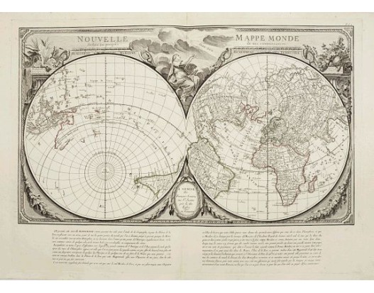 SANTINI, P. /REMONDINI, M. - Nouvelle Mappe Monde. SANTINI, P. /REMONDINI, M. - Nouvelle Mappe Monde.