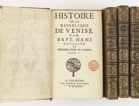 NANI, Giovan Battista. -  Histoire de la République de Venise.