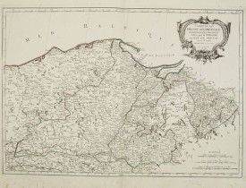 SANTINI, P. /REMONDINI, M. -  Carte de la Prusse Occidentale.. au Roi de Prusse.