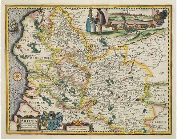 KAERIUS, P. / VISSCHER, C. J. -  Artesia descriptio.