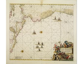 DE WIT, F. -  Nova Hispaniae, Chili, Peruviae, et Guatimalae Littorae.. DE WIT, F. -  Nova Hispaniae, Chili, Peruviae, et Guatimalae Littorae..