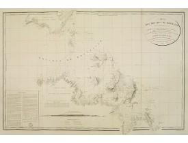 DÉPÔT DE LA MARINE. -  Carte des Bouches de Bonifacio.