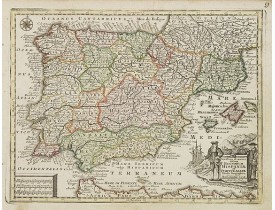 SEUTTER, M. -  Novillinta et accura tilsnia Regnorum Hispaniae et Portugalliae. . . SEUTTER, M. -  Novillinta et accura tilsnia Regnorum Hispaniae et Portugalliae. . .