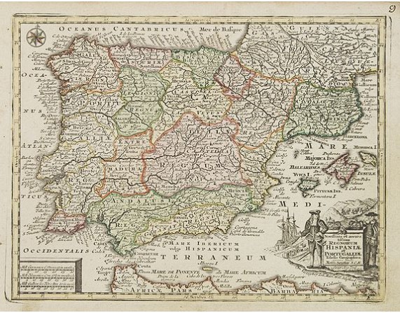 SEUTTER, M. - Novillinta et accura tilsnia Regnorum Hispaniae et Portugalliae. . . SEUTTER, M. - Novillinta et accura tilsnia Regnorum Hispaniae et Portugalliae. . .