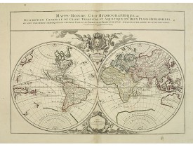 SANSON, G. / JAILLOT, H. -  Mappe-Monde Geo-Hydrographique, ou Description Générale...