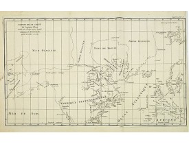 DE VAUGONDY, R. de -  Partie de la Carte du Capitaine Cluny Auteur d'un ouvrage anglois intitulé American Traveller publié à Londres en 1769. DE VAUGONDY, R. de -  Partie de la Carte du Capitaine Cluny Auteur d'un ouvrage anglois intitulé American Traveller publié à Londres en 1769.