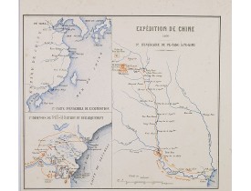 BUREAU, E. -  Expédition de Chine 1860 3e itinéraire de Pe-Tang à Pe-King.