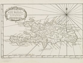 BELLIN, J.N. -  Carte de L'Isle de Saint Domingue. . .