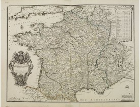 DE FER N. -  La France dans toute son Etandiie dressée et dédiée a Monseigneur le Dauphin. . .