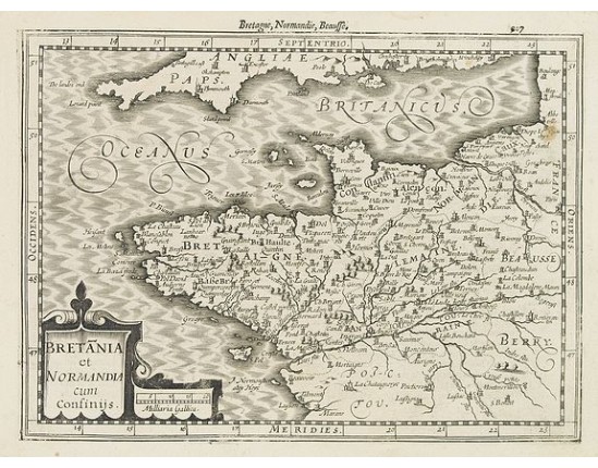 MERCATOR, G. / CLOPPENBURG. - Bretania et Normandia. . . MERCATOR, G. / CLOPPENBURG. - Bretania et Normandia. . .
