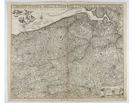 DE WIT, F. -  Comitatus Flandriae Tabula, In Lucem Edita A Frederico De Wit. DE WIT, F. -  Comitatus Flandriae Tabula, In Lucem Edita A Frederico De Wit.