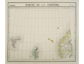 VANDERMAELEN, Ph. -  Europe. Partie de la Norwège. N°3. VANDERMAELEN, Ph. -  Europe. Partie de la Norwège. N°3.